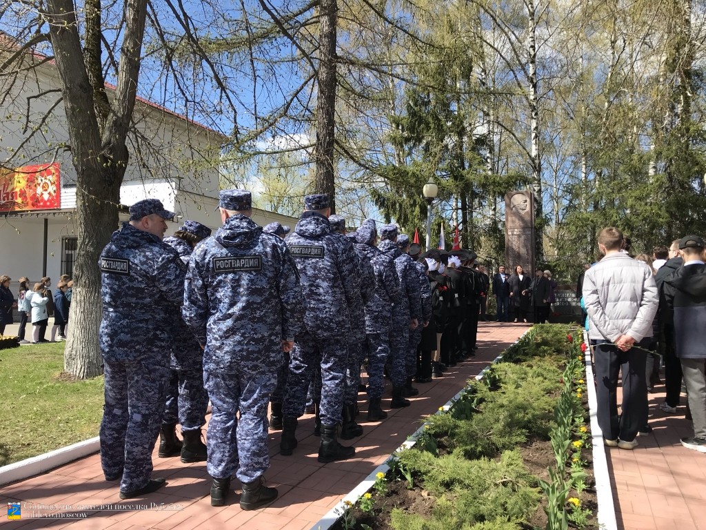 Состоялся ежегодный митинг у обелиска павшим в годы войны жителям поселка Рублёво. 3